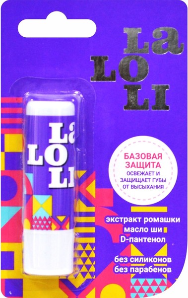 LALOLI БАЛЬЗАМ Д/ГУБ БАЗОВАЯ ЗАЩИТА КОСМЕТИЧЕСКИЙ БАЛЬЗАМ  4,2 Г №1