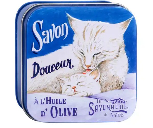 LA SAVONNERIE DE NYONS МЫЛО Д/ЛИЦА/ТЕЛА РОЗА БЕЛЫЕ КОТЫ КОСМЕТИЧЕСКОЕ МЫЛО 100 Г №1
