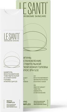 LE SANTI ШАМПУНЬ Д/ВОЛОС ВОССТАНОВЛЕНИЕ Д/СУХОЙ И ЧУВСТВИТ КОЖИ ГОЛОВЫ [PH 5.5] ШАМПУНЬ ДЛЯ ВОЛОС 200 МЛ №1