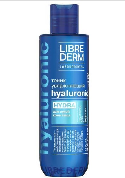 LIBREDERM ГИАЛУРОНОВЫЙ ТОНИК HYDRA УВЛАЖНЯЮЩИЙ Д/СУХОЙ КОЖИ КОСМЕТИЧЕСКИЙ ТОНИК 200 МЛ №1