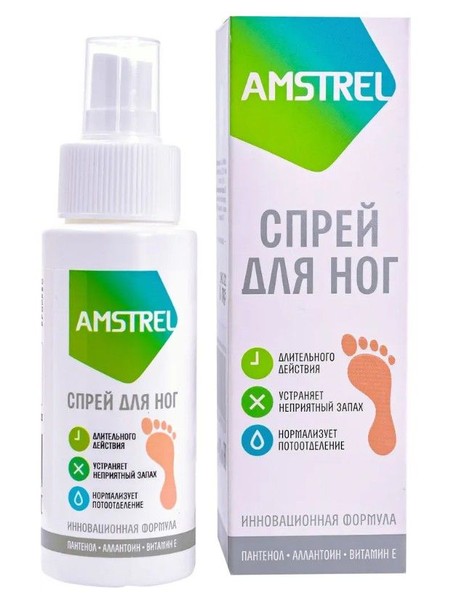 АМСТРЕЛЬ/АMSTREL СПРЕЙ Д/НОГ СПРЕЙ ДЛЯ НОГ  100 МЛ №1