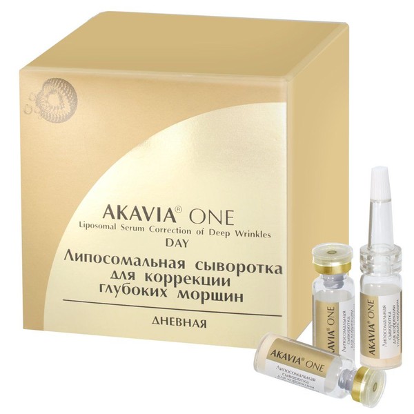 AKAVIA ONE НАБОР (СЫВОРОТКА ДНЕВНАЯ ЛИПОСОМАЛЬНАЯ ДЛЯ КОРРЕКЦИИ ГЛУБОКИХ МОРЩИН №20+ГЕЛЬ 50МЛ №2) КОСМЕТИЧЕСКИЙ НАБОР   №1