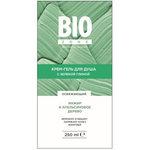 BIOZONE/БИОЗОН КРЕМ-ГЕЛЬ Д/ДУША ОСВЕЖАЮЩИЙ С ЗЕЛЕНОЙ ГЛИНОЙ  КРЕМ-ГЕЛЬ ДЛЯ ДУША  250 МЛ №1