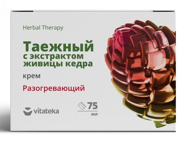 VITATEKA/ВИТАТЕКА КРЕМ Д/ТЕЛА РАЗОГРЕВАЮЩИЙ ТАЕЖНЫЙ КРЕМ-БАЛЬЗАМ 75 МЛ №1