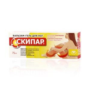 СКИПАР БАЛЬЗАМ-ГЕЛЬ Д/НОГ КОСМЕТИЧЕСКИЙ БАЛЬЗАМ 75 МЛ №1