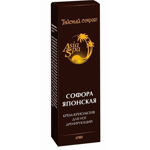 ASIASPA ТАЙСКИЙ СЕКРЕТ КРЕМ-КРИОАКТИВ Д/НОГ АНТИВАРИКОЗНЫЙ/ДРЕНИРУЮЩИЙ СОФОРА ЯПОНСКАЯ КОСМЕТИЧЕСКИЙ КРЕМ 75 МЛ №1