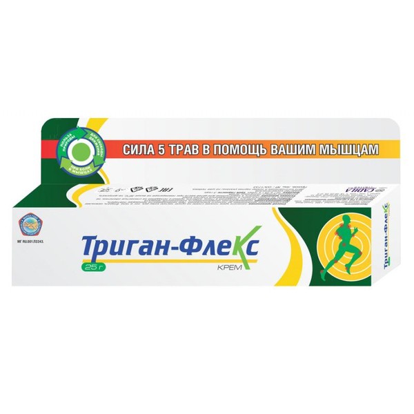 ТРИГАН-ФЛЕКС КРЕМ Д/ТЕЛА КОСМЕТИЧЕСКИЙ КРЕМ 25 Г №1