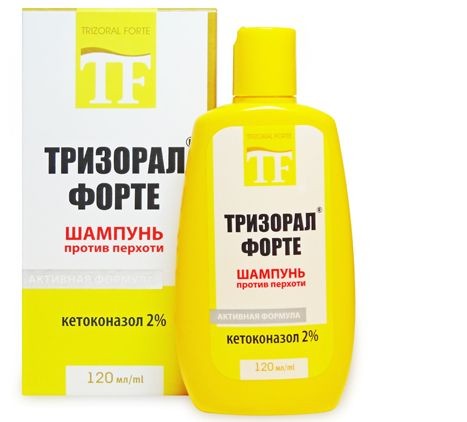 ТРИЗОРАЛ ФОРТЕ ШАМПУНЬ ПРОТИВ ПЕРХОТИ ШАМПУНЬ ПРОТИВ ПЕРХОТИ 2% 120 МЛ №1