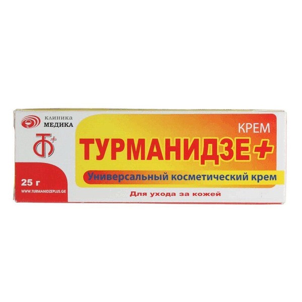 ТУРМАНИДЗЕ+ КРЕМ КОСМЕТИЧЕСКИЙ УНИВЕРСАЛЬНЫЙ КОСМЕТИЧЕСКИЙ КРЕМ 25 Г №1