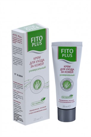 FITO PLUS КРЕМ Д/УХОДА ЗА КОЖЕЙ УНИВЕРСАЛЬНЫЙ ЗЕЛЕНЫЙ КОСМЕТИЧЕСКИЙ КРЕМ  25 МЛ №1