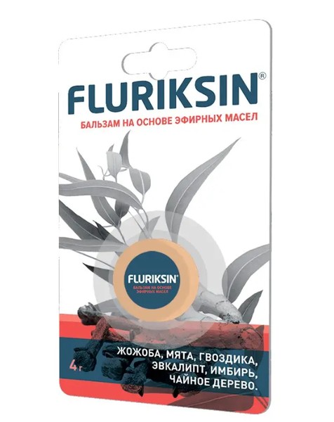 FLURIKSIN/ФЛЮРИКСИН БАЛЬЗАМ НА ОСНОВЕ ЭФИРНЫХ МАСЕЛ КОСМЕТИЧЕСКИЙ БАЛЬЗАМ 4 Г №1