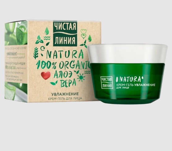 ЧИСТАЯ ЛИНИЯ NATURA КРЕМ-ГЕЛЬ Д/ЛИЦА УВЛАЖНЕНИЕ АЛОЭ ВЕРА КРЕМ-ГЕЛЬ 45 МЛ №1