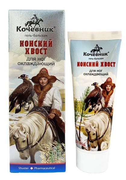 ЧУДО ХАШ КОЧЕВНИК ГЕЛЬ-БАЛЬЗАМ ДЛЯ НОГ ОХЛАЖДАЮЩИЙ КОНСКИЙ ХВОСТ КОСМЕТИЧЕСКИЙ БАЛЬЗАМ 70 Г №1