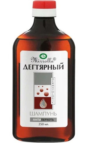 МИРРОЛЛА ШАМПУНЬ ДЕГТЯРНЫЙ П/ПЕРХОТИ ШАМПУНЬ 250 МЛ №1