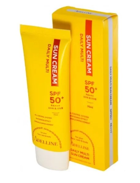 ADELLINE КРЕМ СОЛНЦЕЗАЩИТНЫЙ DAILY MULTI SUN CREAM SPF50+/PA+++ КРЕМ СОЛНЦЕЗАЩИТНЫЙ 70 МЛ №1