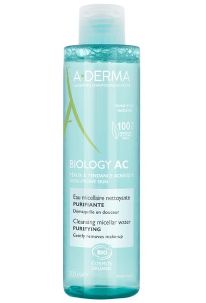 A-DERMA BIOLOGY AC ВОДА МИЦЕЛЛЯРНАЯ Д/ПРОБЛЕМНОЙ КОЖИ ОЧИЩАЮЩАЯ ВОДА МИЦЕЛЛЯРНАЯ 200 МЛ №1
