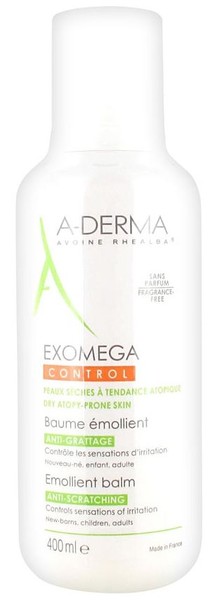 A-DERMA EXOMEGA CONTROL БАЛЬЗАМ СМЯГЧАЮЩИЙ КОСМЕТИЧЕСКИЙ БАЛЬЗАМ  400 МЛ №1