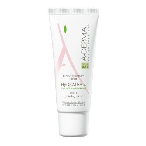 A-derma hydralba uv крем насыщенный увлажняющий
