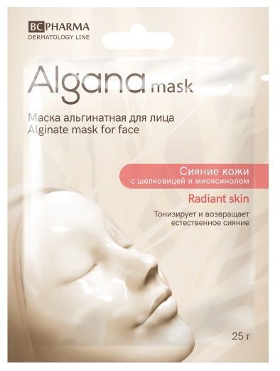 ALGANA МАСКА Д/ЛИЦА АЛЬГИНАТНАЯ СИЯНИЕ КОЖИ МАСКА ДЛЯ ЛИЦА 25 Г №1