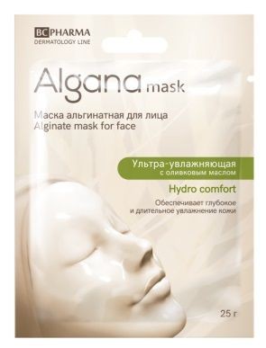 ALGANA МАСКА Д/ЛИЦА АЛЬГИНАТНАЯ УЛЬТРА-УВЛАЖНЯЮЩАЯ МАСКА ДЛЯ ЛИЦА 25 Г №1