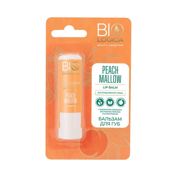 BIOLOGICA БАЛЬЗАМ Д/ГУБ PEACH MALLOW БАЛЬЗАМ ДЛЯ ГУБ 3,6 Г №1