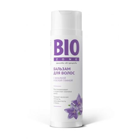 BIOZONE/БИОЗОН БАЛЬЗАМ Д/ВОЛОС С ФИАЛКОЙ И БЕЛОЙ ГЛИНОЙ БАЛЬЗАМ ДЛЯ ВОЛОС  250 МЛ №1