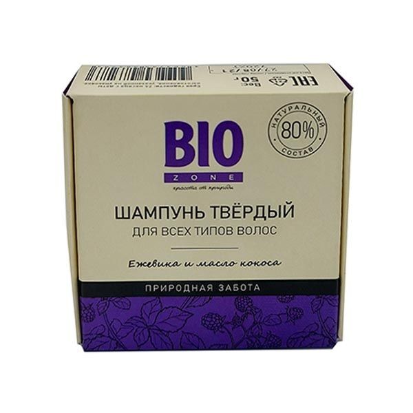 BIOZONE/БИОЗОН ШАМПУНЬ ТВЕРДЫЙ Д/ВСЕХ ТИПОВ ВОЛОС ЕЖЕВИКА И МАСЛО КОКОСА ШАМПУНЬ ДЛЯ ВОЛОС  50 Г №1