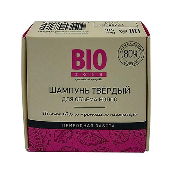 BIOZONE/БИОЗОН ШАМПУНЬ ТВЕРДЫЙ Д/ОБЪЕМА ВОЛОС ПИТАХАЙЯ И ПРОТЕИНЫ ПШЕНИЦЫ ШАМПУНЬ ДЛЯ ВОЛОС  50 Г №1
