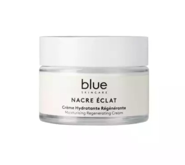 BLUE SKINCARE NACRE ECLAT КРЕМ Д/ЛИЦА Д/ВСЕХ ТИПОВ УВЛАЖНЯЮЩИЙ/РЕГЕНЕРИРУЮЩИЙ КРЕМ ДЛЯ ЛИЦА И ШЕИ 50 МЛ №1