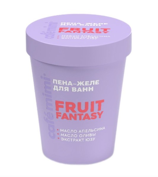 CAFE MIMI COLOURS ПЕНА-ЖЕЛЕ Д/ВАНН FRUIT FANTASY ПЕНА ДЛЯ ВАНН 200 МЛ №1