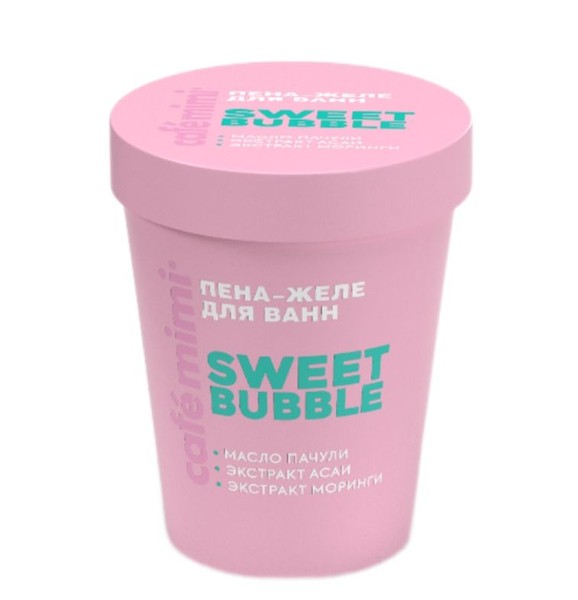 CAFE MIMI COLOURS ПЕНА-ЖЕЛЕ Д/ВАНН SWEET BUBBLE ПЕНА ДЛЯ ВАНН 200 МЛ №1