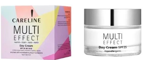 CARELINE MULTI EFFECT КРЕМ МНОГОФУНКЦИОНАЛЬНЫЙ ДНЕВНОЙ SPF 25 КОСМЕТИЧЕСКИЙ КРЕМ  50 МЛ №1