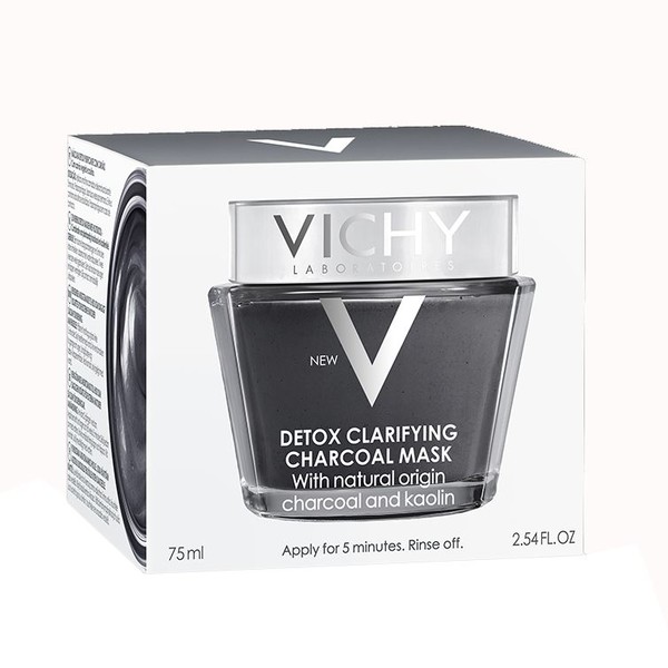 VICHY MINERAL МАСКА-ДЕТОКС Д/ЛИЦА ДРЕВЕСНЫЙ УГОЛЬ КОСМЕТИЧЕСКАЯ МАСКА  75 МЛ №1