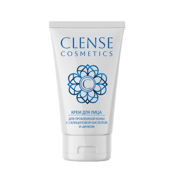 CLENSE COSMETICS КРЕМ Д/ПРОБЛЕМНОЙ КОЖИ ЛИЦА САЛИЦИЛОВАЯ К-ТА/ЦИНК КРЕМ ДЛЯ ЛИЦА  50 МЛ №1