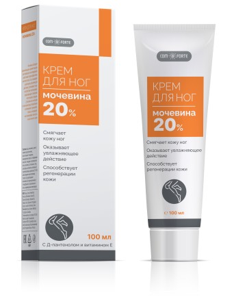 COMFORTE КРЕМ Д/НОГ С МОЧЕВИНОЙ 20% КРЕМ ДЛЯ НОГ  100 МЛ №1