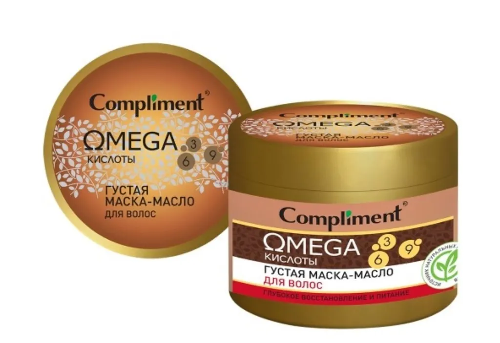 COMPLIMENT OMEGA МАСКА-МАСЛО Д/ВОЛОС ГУСТАЯ МАСКА ДЛЯ ВОЛОС 500 МЛ №1