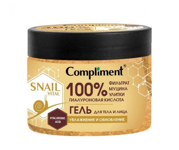 COMPLIMENT SNAIL VITAL ГЕЛЬ Д/ТЕЛА/ЛИЦА УВЛАЖНЕНИЕ И ОБНОВЛЕНИЕ КОСМЕТИЧЕСКИЙ ГЕЛЬ 400 МЛ №1