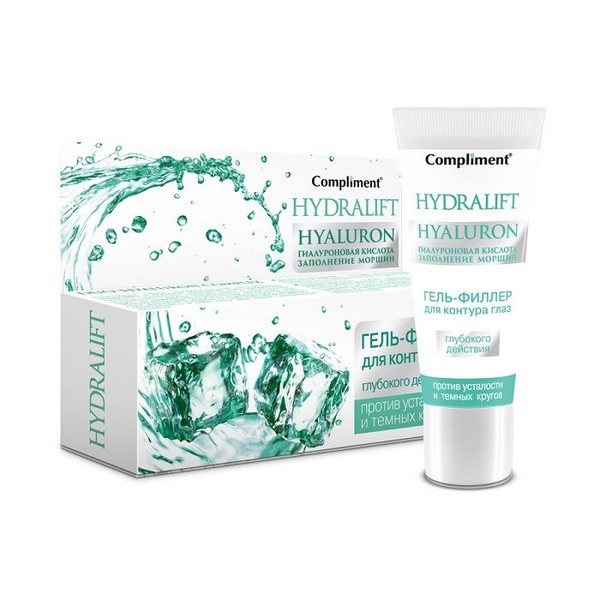 COMPLIMENT HYDRALIFT HYALURON ГЕЛЬ-ФИЛЛЕР Д/КОНТУР ГЛАЗ ГЛУБ ДЕЙСТВ КОСМЕТИЧЕСКИЙ ГЕЛЬ 25 МЛ №1