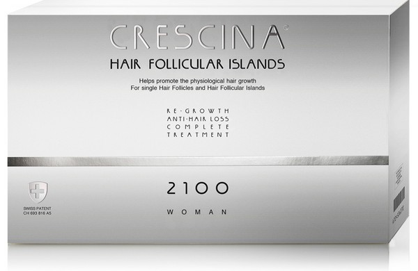 LABO КРЕСЦИНА 2100 ЛОСЬОН Д/СТИМУЛЯЦИИ РОСТА ВОЛОС УСИЛЕННАЯ ФОРМУЛА Д/ЖЕНЩИН ЛОСЬОН ДЛЯ ВОЛОС  3,5 МЛ №20