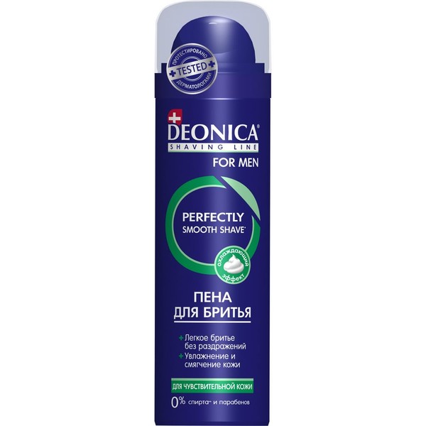 DEONICA FOR MEN ПЕНА Д/БРИТЬЯ Д/ЧУВСТВИТЕЛЬНОЙ КОЖИ ПЕНА ДЛЯ БРИТЬЯ 240 МЛ №1