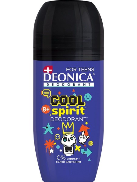 DEONICA FOR TEENS COOL SPIRIT АНТИПЕРСПИРАНТ ШАРИКОВЫЙ ДЕЗОДОРАНТ ШАРИКОВЫЙ 50 МЛ №1
