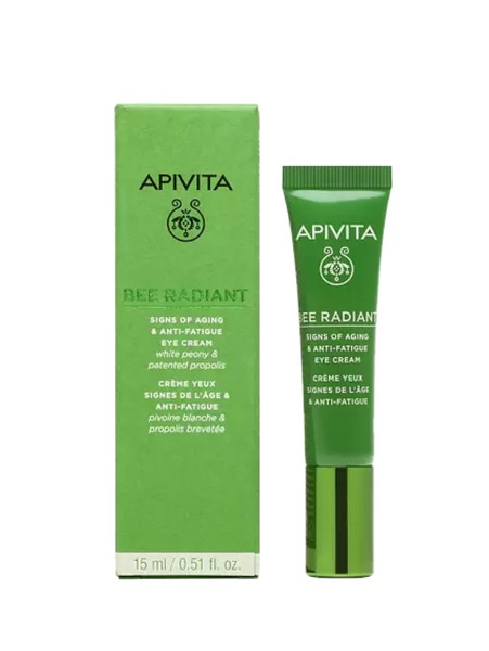APIVITA BEE RADIANT КРЕМ ДЛЯ КОЖИ ВОКРУГ ГЛАЗ ПРОТИВ ПРИЗНАКОВ СТАРЕНИЯ И УСТАЛОСТИ КОСМЕТИЧЕСКИЙ КРЕМ  15 МЛ №1