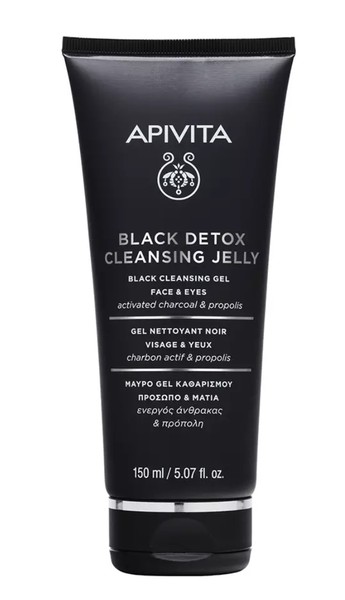 APIVITA BLACK DETOX ГЕЛЬ Д/ЛИЦА И ГЛАЗ ОЧИЩАЮЩИЙ КОСМЕТИЧЕСКАЯ ЖИДКОСТЬ  150 МЛ №1
