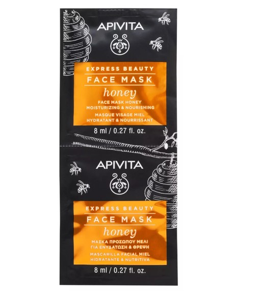 APIVITA EXPRESS BEAUTY МАСКА Д/ЛИЦА С МЕДОМ ПИТАТЕЛЬНАЯ/УВЛАЖНЯЮЩАЯ МАСКА ДЛЯ ЛИЦА 8 МЛ №2