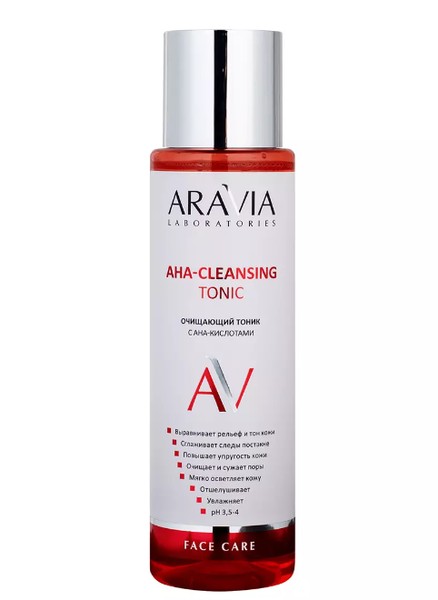 ARAVIA LABORATORIES ТОНИК Д/ЛИЦА ОЧИЩАЮЩИЙ С AHA КИСЛОТАМИ ТОНИК ДЛЯ ЛИЦА 250 МЛ №1