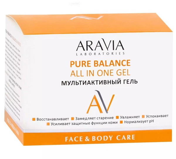 ARAVIA LABORATORIES PURE BALANCE ALL IN ONE ГЕЛЬ Д/ЛИЦА/ТЕЛА МУЛЬТИАКТИВНЫЙ КОСМЕТИЧЕСКИЙ ГЕЛЬ 250 МЛ №1