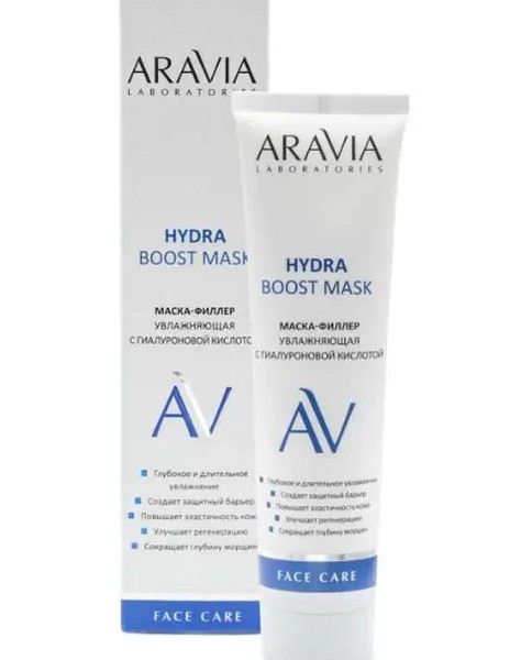 ARAVIA LABORATORIES МАСКА-ФИЛЛЕР Д/ЛИЦА УВЛАЖНЯЮЩАЯ С ГИАЛУРОНОВОЙ КИСЛОТОЙ МАСКА ДЛЯ ЛИЦА 100 МЛ №1