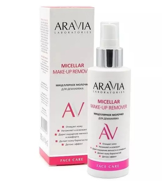 ARAVIA LABORATORIES МОЛОЧКО МИЦЕЛЛЯРНОЕ Д/ДЕМАКИЯЖА МОЛОЧКО ДЛЯ СНЯТИЯ МАКИЯЖА 150 МЛ №1