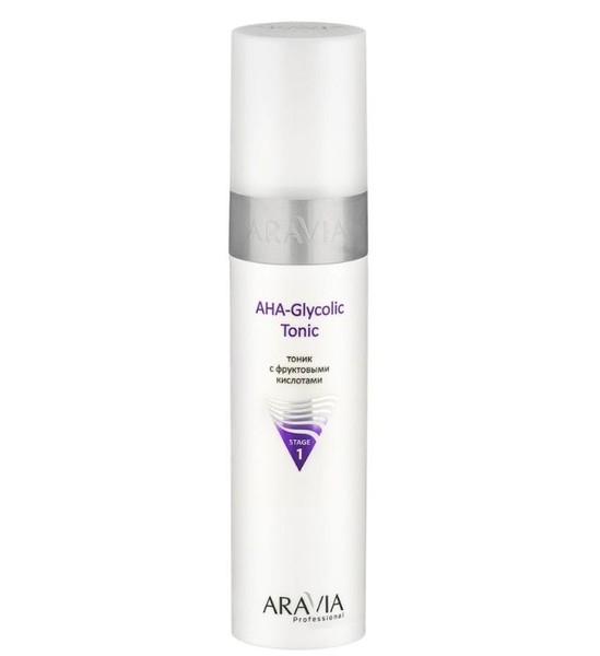ARAVIA PROFESSIONAL ТОНИК Д/ЛИЦА С ФРУКТОВЫМИ КИСЛОТАМИ AHA ТОНИК ДЛЯ ЛИЦА 250 МЛ №1