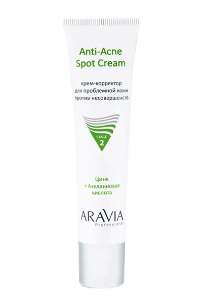 ARAVIA PROFESSIONAL ANTI-ACNE КРЕМ-КОРРЕКТОР Д/ПРОБЛЕМ КОЖИ ПРОТИВ НЕСОВЕРШЕНСТВ ЛОКАЛЬНОГО НАНЕСЕНИЯ КРЕМ ДЛЯ ЛИЦА 40 МЛ №1